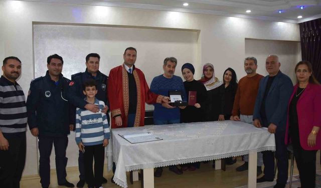 Gaziantep’te yoğun kar yağışı nikaha engel olamadı