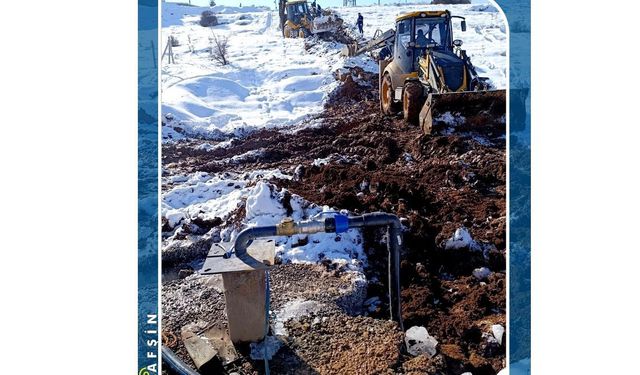 Afşin’de Üst Kot Mahallelere İçme Suyu Takviyesi