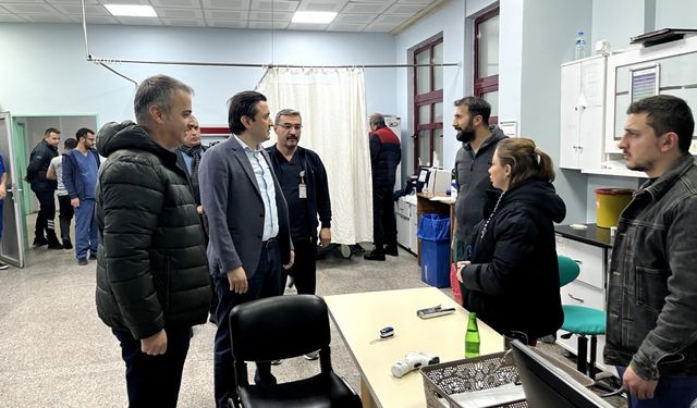 İl Sağlık Müdürü’nden Yeni Yılın İlk Gününde Acil Servislere Ziyaret