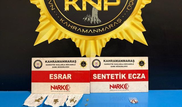 Kahramanmaraş'ta 184 Adet Sentetik Ecza Ele Geçirildi