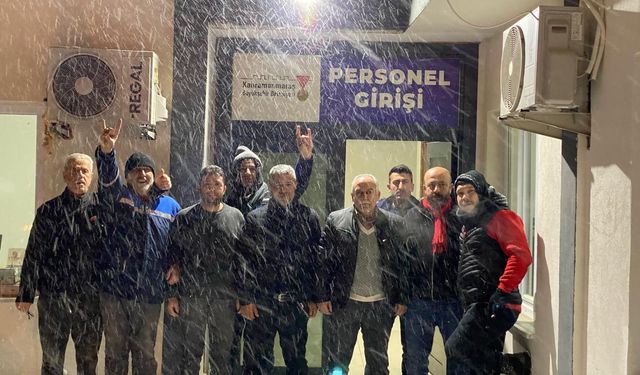 MHP Afşin İlçe Teşkilatından Karla Mücadele Ekiplerine Ziyaret