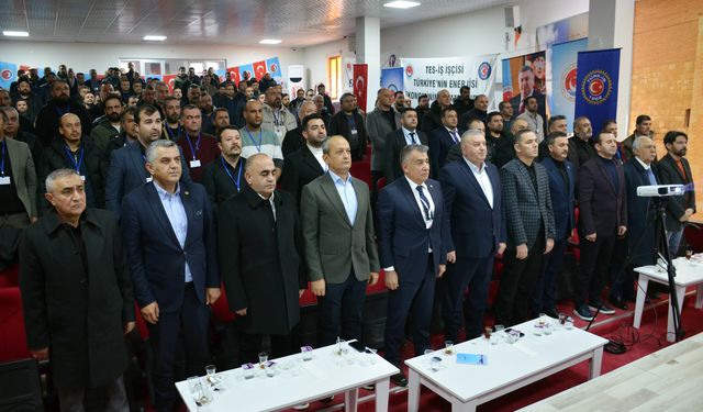 TES-İŞ Afşin Şubesi 13. Olağan Genel Kurulu Başladı