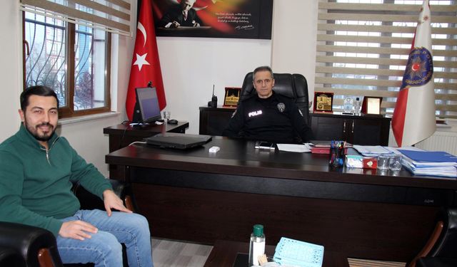 Yeşil Afşin’den Yeni Emniyet Müdürüne Hayırlı Olsun Ziyareti