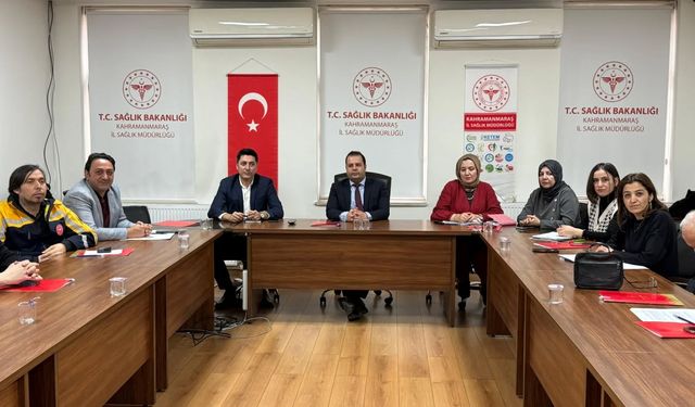 Kahramanmaraş’ta Evde Sağlık Hizmetleri Değerlendirme Toplantısı Gerçekleştirildi