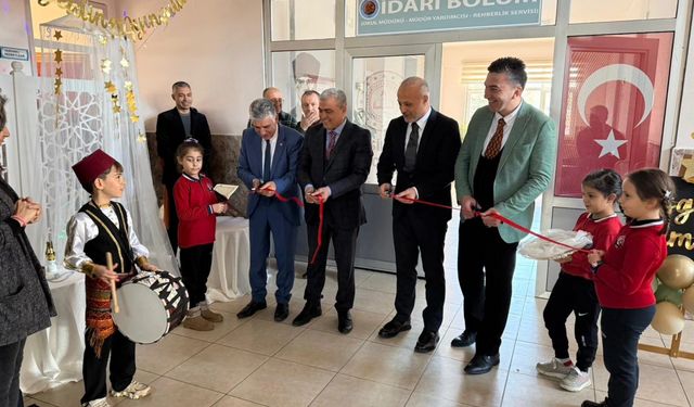 Afşinbey İlkokulu’nda Yeni Kütüphane Açıldı