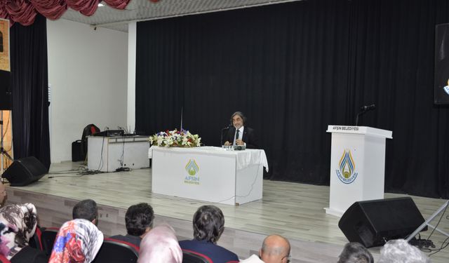 Afşin’de “Gençlerin Mutlu Gelecek Planı” Konferansı Düzenlendi