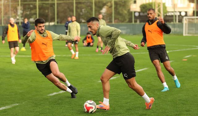 Alanyaspor, Konyaspor maçının hazırlıklarına başladı