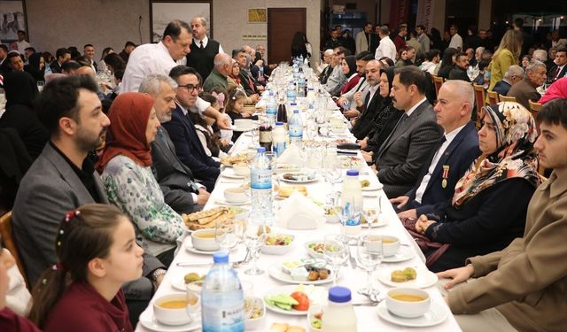 Hatay'da şehit aileleri ve gaziler iftarda buluştu