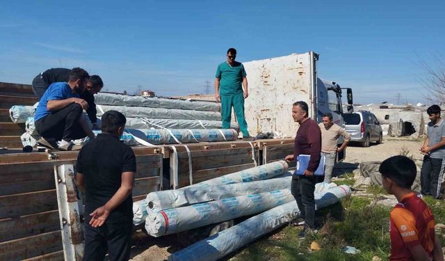 Büyükşehir Belediyesinden üreticiye sera naylonu desteği