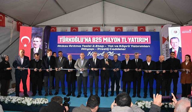 Büyükşehir'in Türkoğlu'ndaki 825 milyonluk dev yatırımlarının açılışı gerçekleştirildi