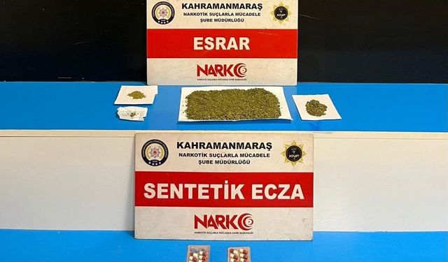 Kahramanmaraş'ta uyuşturucu ve kaçak telefonlar ele geçirildi: 1 tutuklama