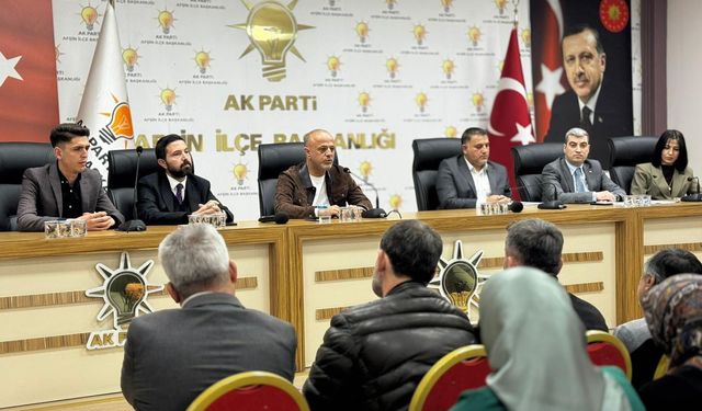 Afşin’de Ak Parti Mart Ayı İlçe Danışma Toplantısı Yapıldı