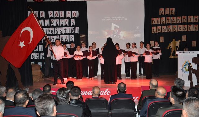 Afşin’de Çanakkale Zaferi’nin 111. Yıl Dönümü Törenlerle Anıldı