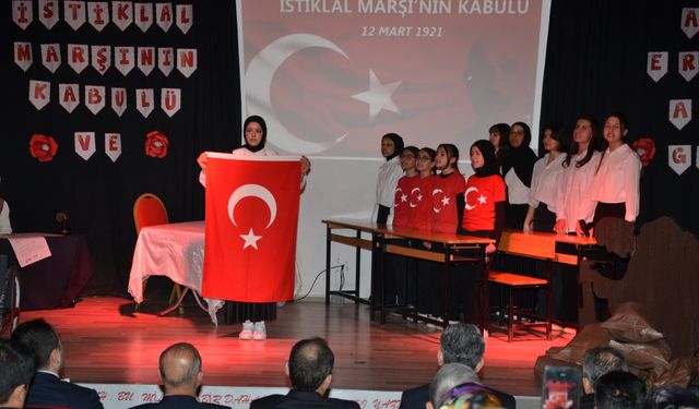 Afşin’de İstiklal Marşı’nın Kabulünün 105. Yılı Coşkuyla Kutlandı