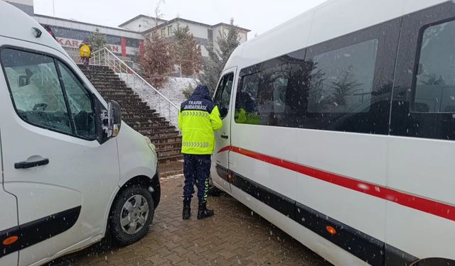 Afşin’de Okul Servisleri Denetlendi