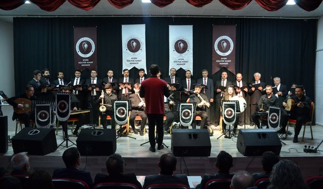 Afşin’de Türk Tasavvuf Müziği Konseri Yoğun İlgi Gördü