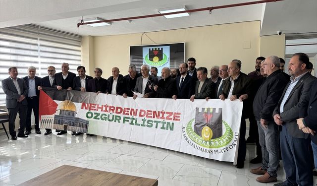 ABD ile İsrail'in İran'a yönelik saldırıları Kahramanmaraş'ta protesto edildi