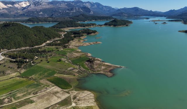 Burdur'da Karacören ve Onaç Barajlarının su seviyesi arttı