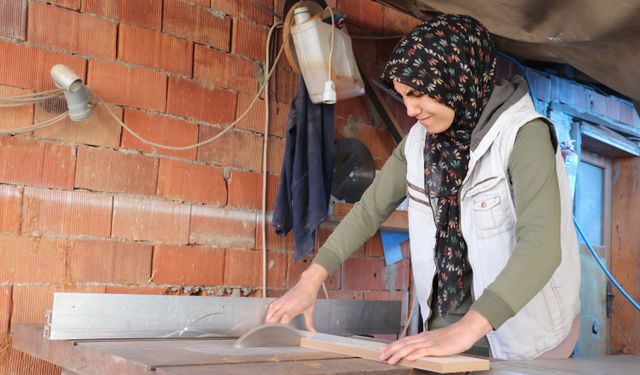 Eşine yardım ederek başladığı mobilya imalatında ustalaşarak kendi atölyesini kurdu