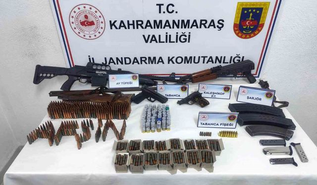 Kahramanmaraş'ta silah kaçakçılığı operasyonunda 1 tutuklama