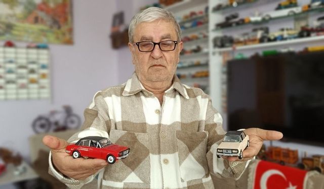 Sigarayı bıraktı, 500 maket araç koleksiyonu oluşturdu