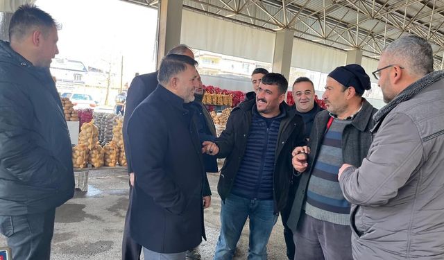 AK Parti Afşin Teşkilatından Pazar Esnafına Ziyaret