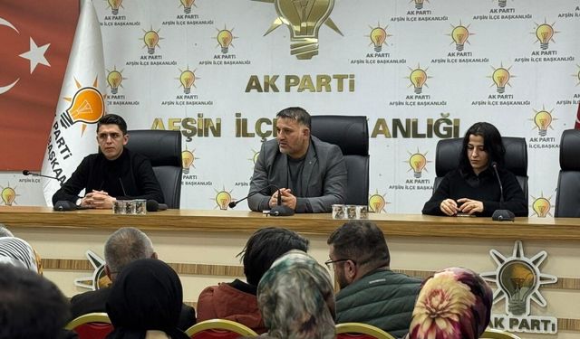 AK Parti Afşin Teşkilatı Bir Araya Geldi