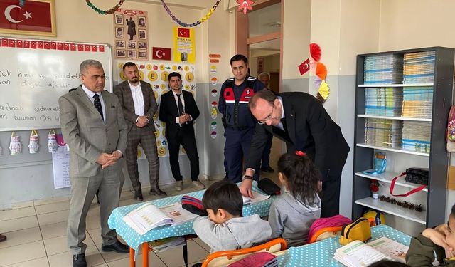 Afşin Kaymakamı Muammer Sarıdoğan’dan Okullara Ziyaret