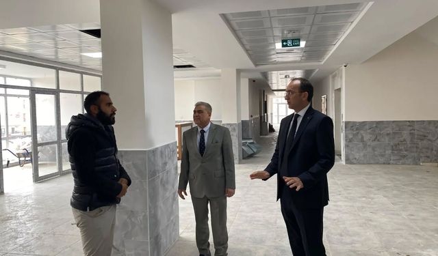 Afşin’de Eğitim Yatırımlarına Yakın Takip: Okul İnşaatları İncelendi