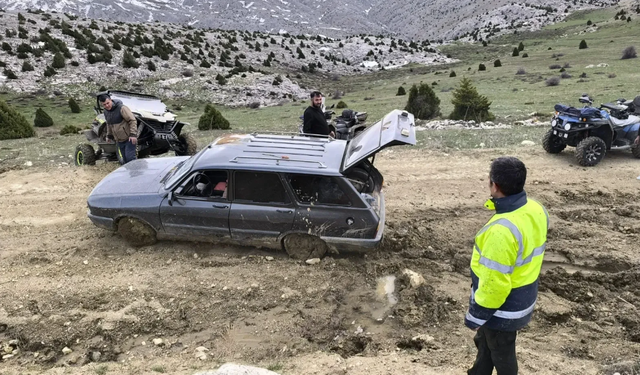 Afşin’de Yaylada Mahsur Kalan Vatandaş Kurtarıldı