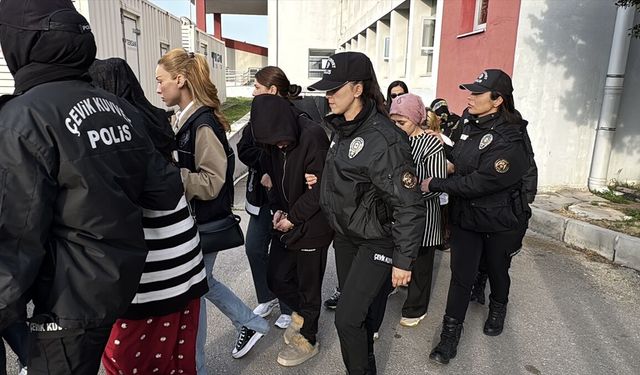 Adana merkezli suç örgütü operasyonunda yakalanan 287 şüpheli adliyede