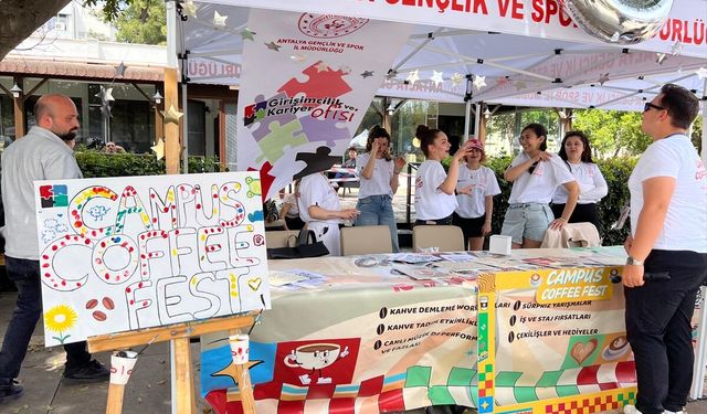 Akdeniz Üniversitesi'nde 'Kampüs Kahve Festivali' başladı