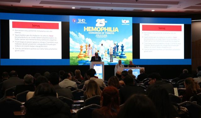 Antalya'da düzenlenen 23. Türkiye Hemofili Kongresi başladı