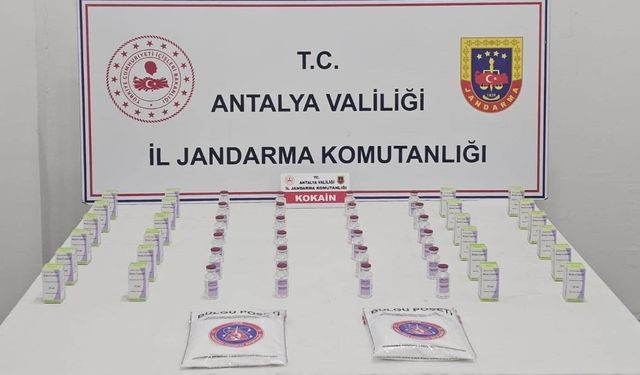 Antalya'da uyuşturucu operasyonunda 1 şüpheli yakalandı