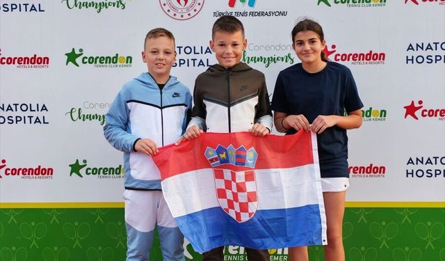 Corendon Tennis Club Kemer geleceğin tenisçilerine ev sahipliği yapıyor