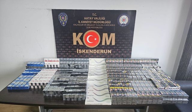 Hatay'da kaçakçılık operasyonlarında yakalanan 19 şüpheliden 3'ü tutuklandı