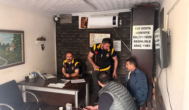 İskenderun ilçesinde araç kiralama firmaları denetlendi