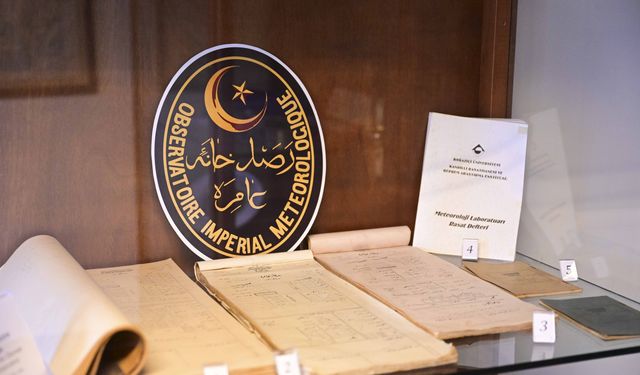 Kandilli Rasathanesi'nde 1868'den bugüne uzanan meteoroloji kayıtları sergileniyor