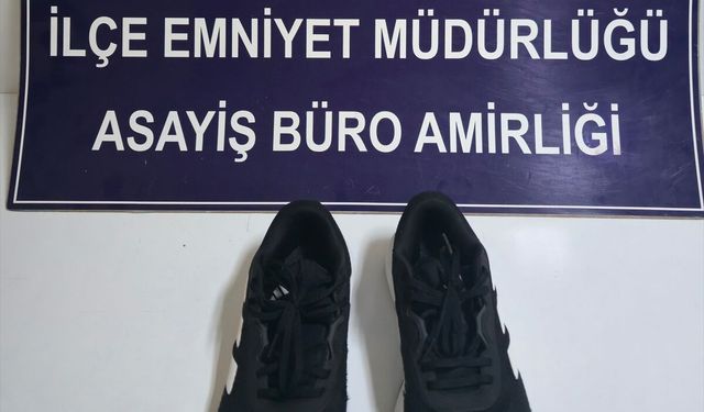 Kırıkhan ilçesinde tezgahtan ayakkabı çalan zanlı tutuklandı
