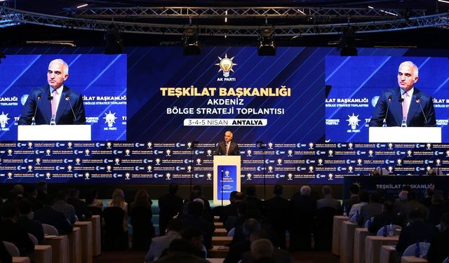 Kültür ve Turizm Bakanı Ersoy, AK Parti Akdeniz Bölge Strateji Toplantısı'nda konuştu: