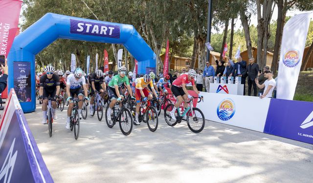 Mersin Uluslararası Bisiklet Turu'nun Tarsus-Çamlıyayla-Toroslar etabı tamamlandı