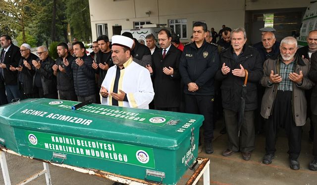 Osmaniye'deki selde hayatını kaybeden Fatih Anbarcıoğlu'nun cenazesi defnedildi