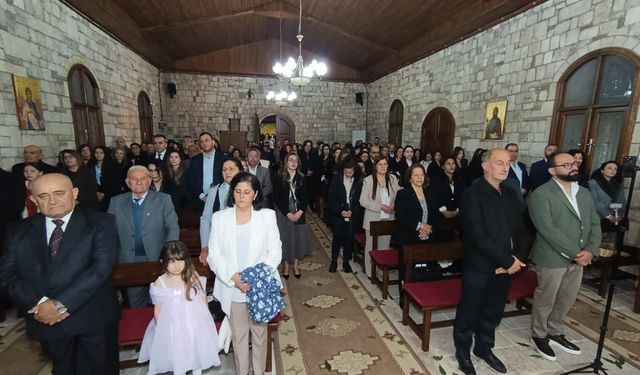 Samandağ ilçesinde Paskalya ayini düzenlendi