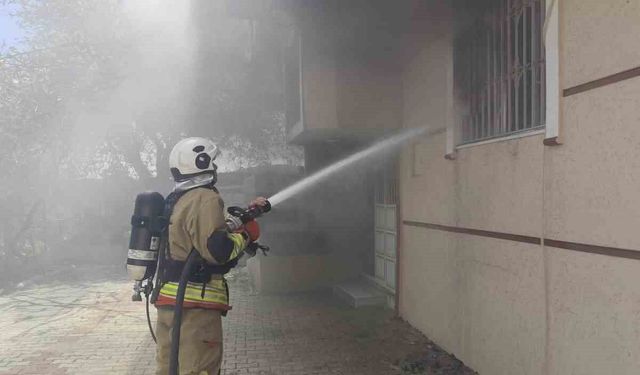 Antakya'da ev yangını