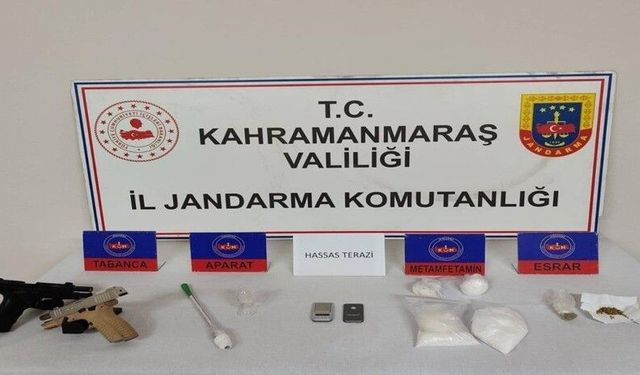 Kahramanmaraş'ta uyuşturucu operasyonu: 3 tutuklama