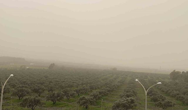 Libya kaynaklı toz taşınımı Osmaniye'de etkili oldu