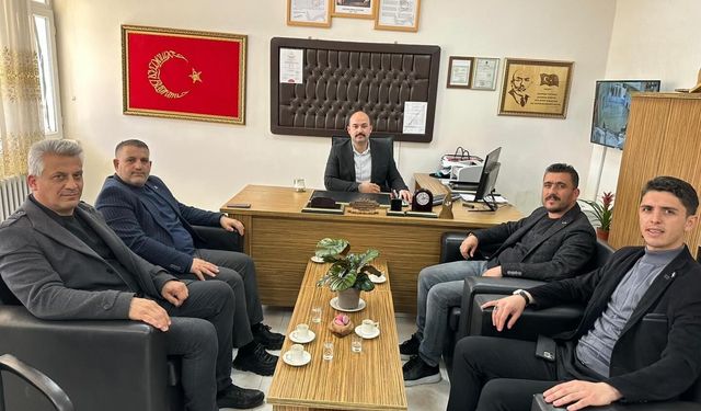 AK Parti Afşin Teşkilatından Halk Eğitim Merkezi’ne Ziyaret