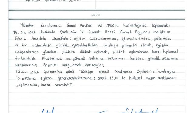 Eğitimcilerden Sert Tepki: “Şiddet Artık Toplumsal Bir Tehdit”
