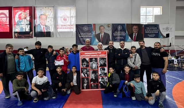 Kahramanmaraşlı Güreşçiler Türkiye Şampiyonasında İlk 5’te