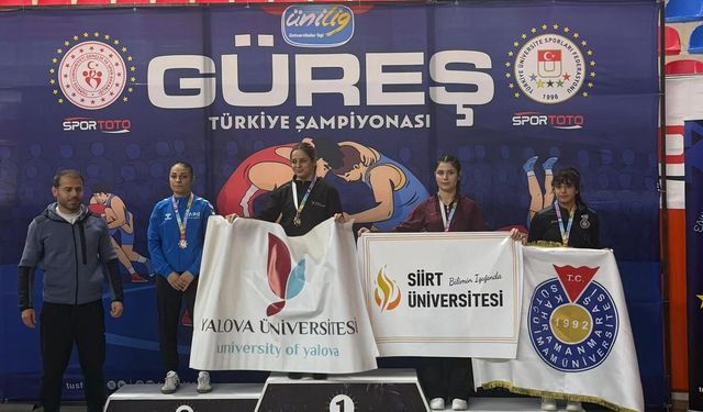 Kahramanmaraşlı Sporculardan Türkiye Güreş Şampiyonası’nda Çifte Başarı